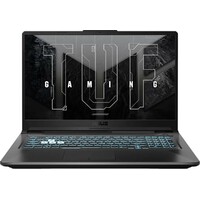 Ноутбук Asus TUF Gaming A17 FA706NF-HX007 (AMD Ryzen 5 7535HS 3.3Ghz/16Gb DDR4/SSD 512Gb/NVIDIA GeForce RTX 2050 4Gb/17.3 /IPS/FHD (1920x1080)/noOS/black/WiFi/BT/Cam)