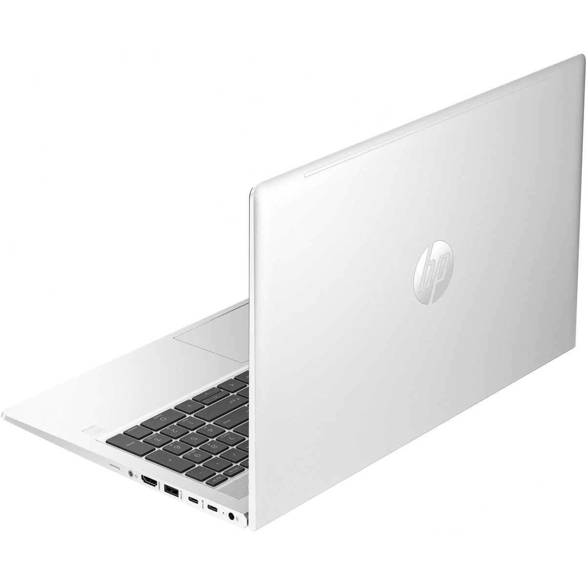 Ноутбук HP ProBook 450 G10 (Core i7 1355U 16Gb SSD512Gb Intel Iris Xe graphics 15.6 FHD (1920x1080)/ENGKBD Free DOS silver WiFi BT Cam)