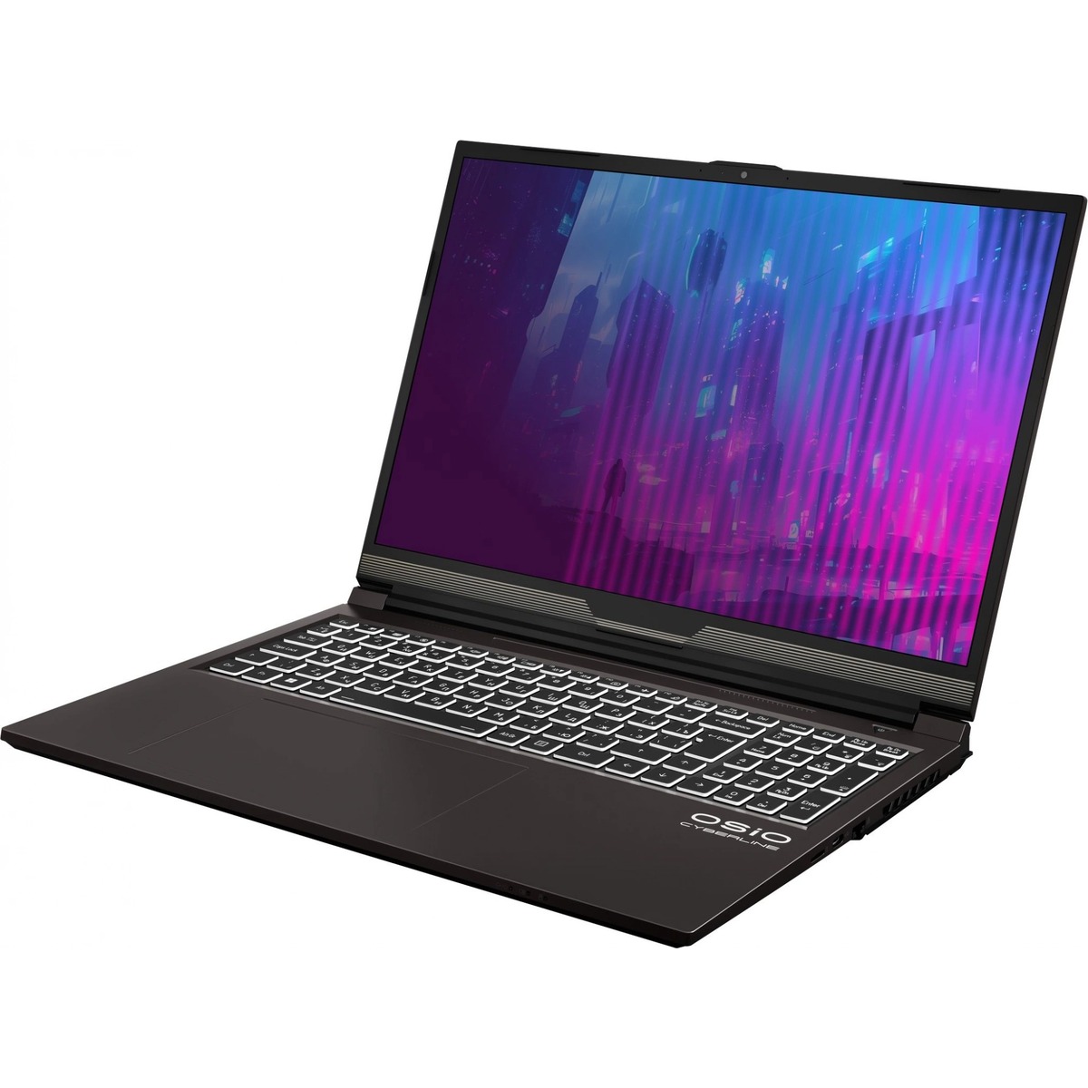 Ноутбук Osio CyberLine C160i-001 (Core i5 12600H 16Gb SSD512Gb NVIDIA GeForce RTX 3050 6Gb 16 IPS WUXGA (1920x1200) noOS brown WiFi BT Cam)