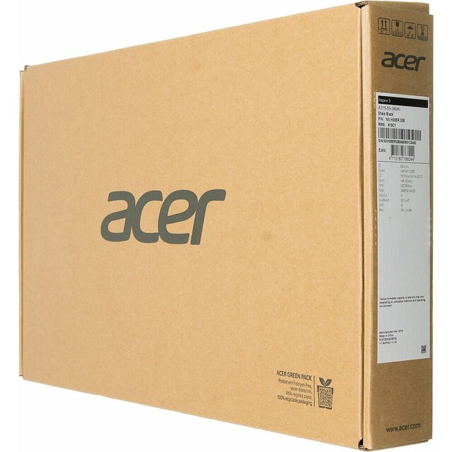 Ноутбук Acer Aspire 3 A315-56-399N Core i3-1005G1 / 8Gb / SSD512Gb / Intel UHD Graphics 15.6 FHD / 15.6