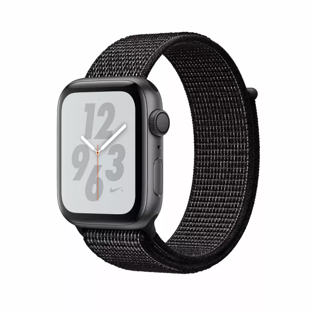 Умные часы Apple Watch Series 4 GPS 40mm Aluminum Case with Nike Sport Loop MU7G2RU/A (Цвет: Space Gray/Black)