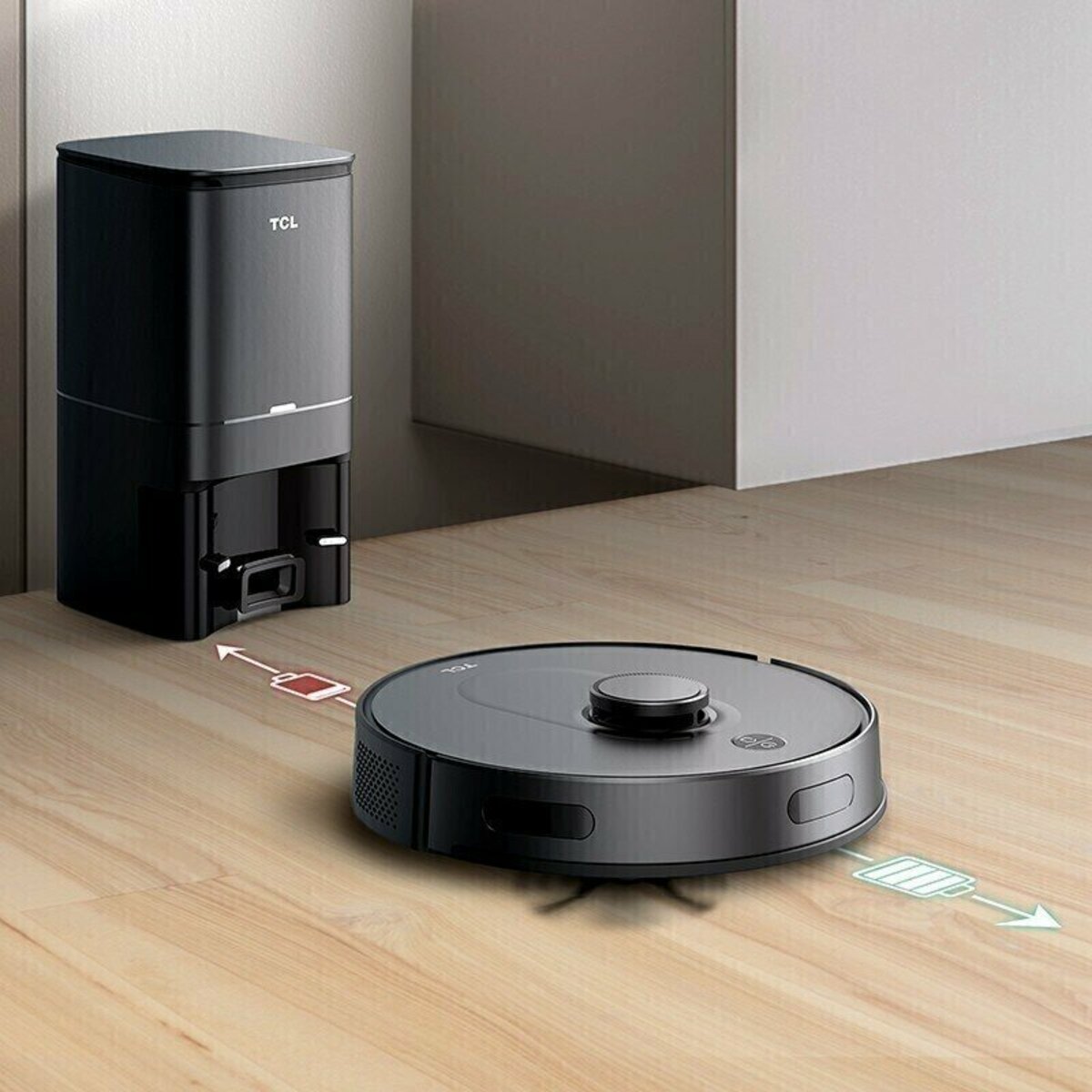 Робот-пылесос TCL Robot Vacuum Sweeva 6500M, черный