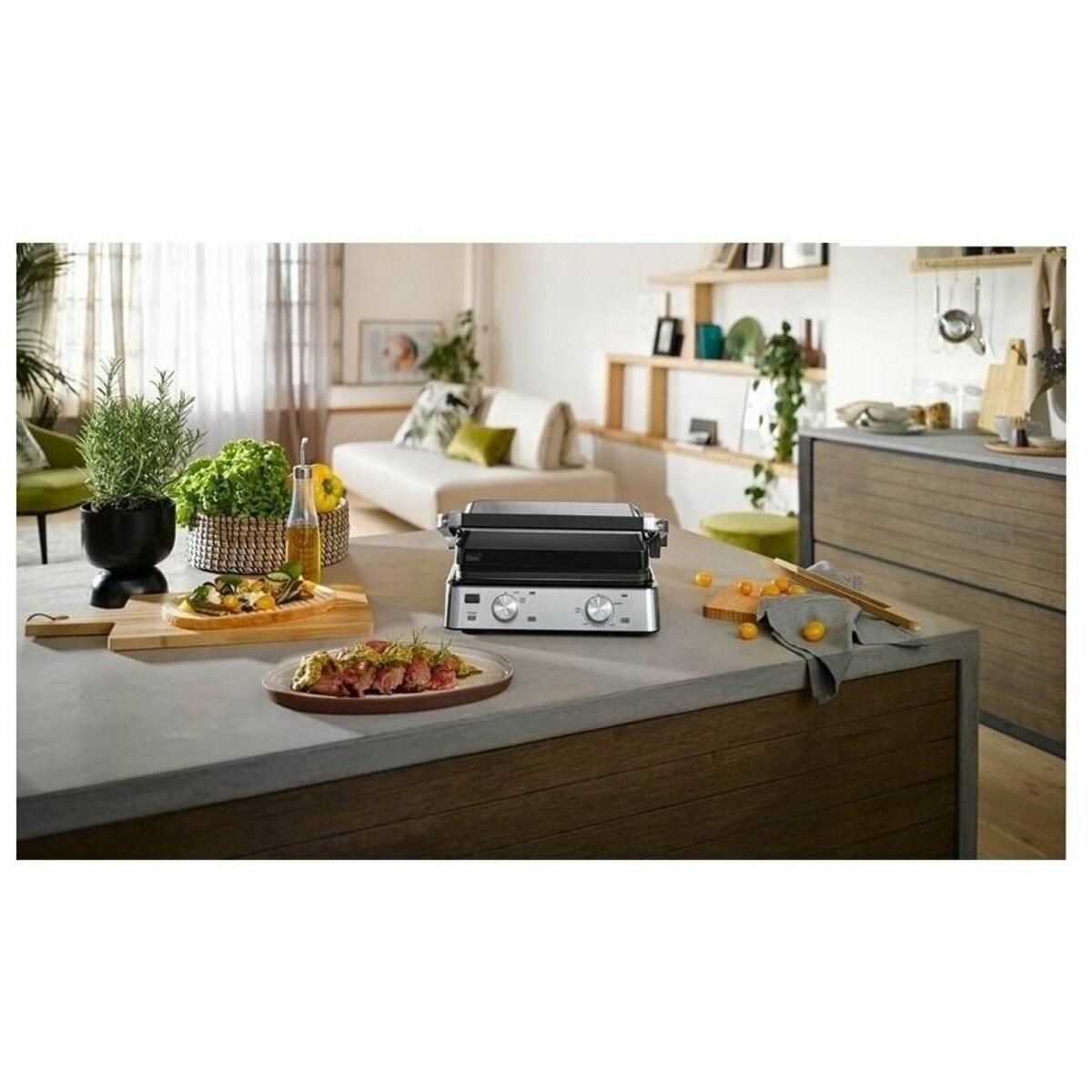 Гриль DeLonghi CGH920 (Цвет: Inox)