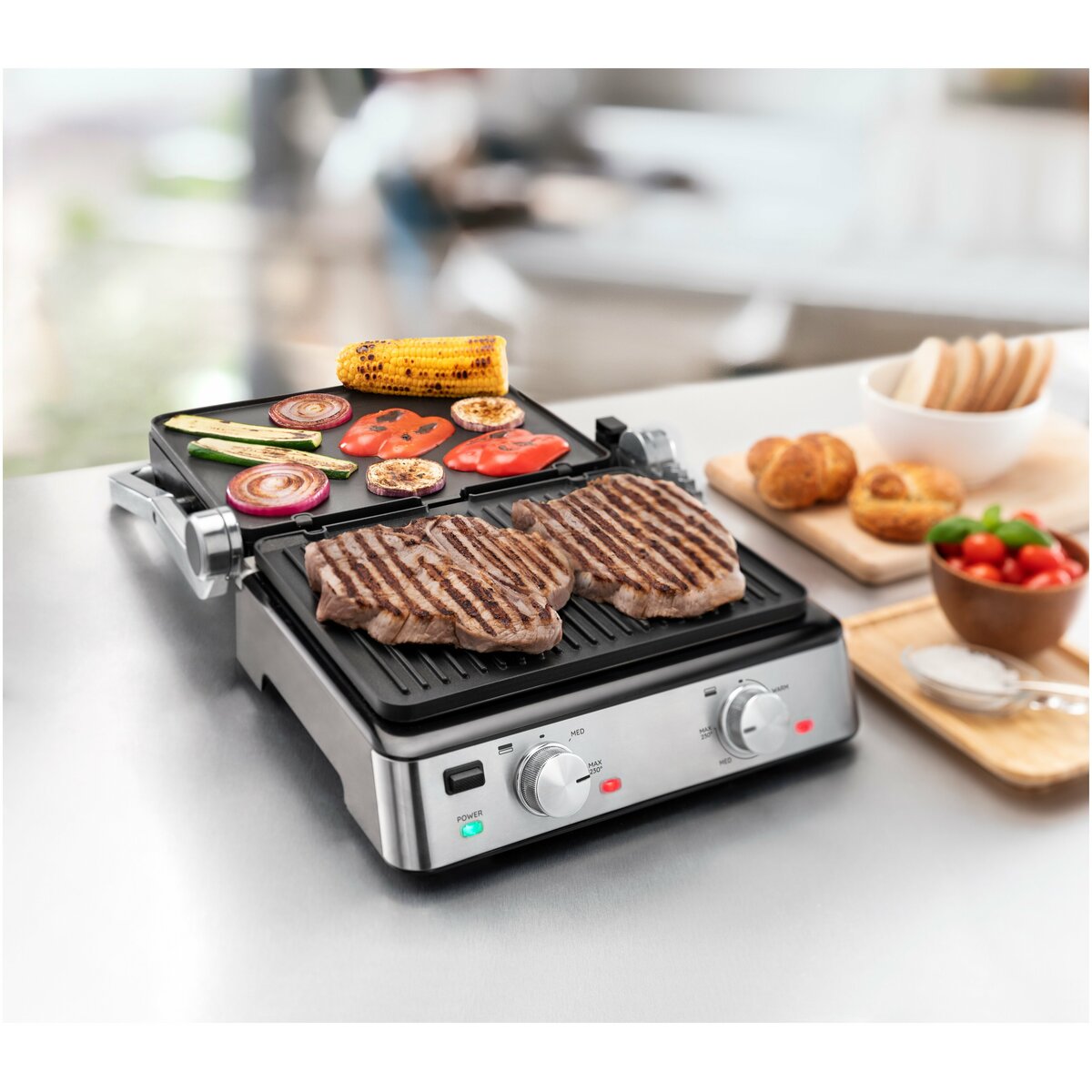Гриль DeLonghi CGH920 (Цвет: Inox)