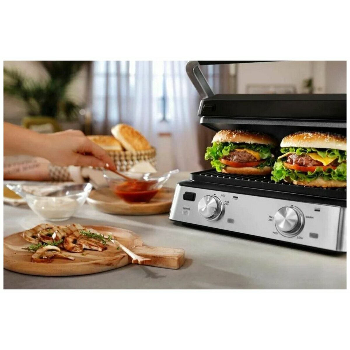Гриль DeLonghi CGH920 (Цвет: Inox)