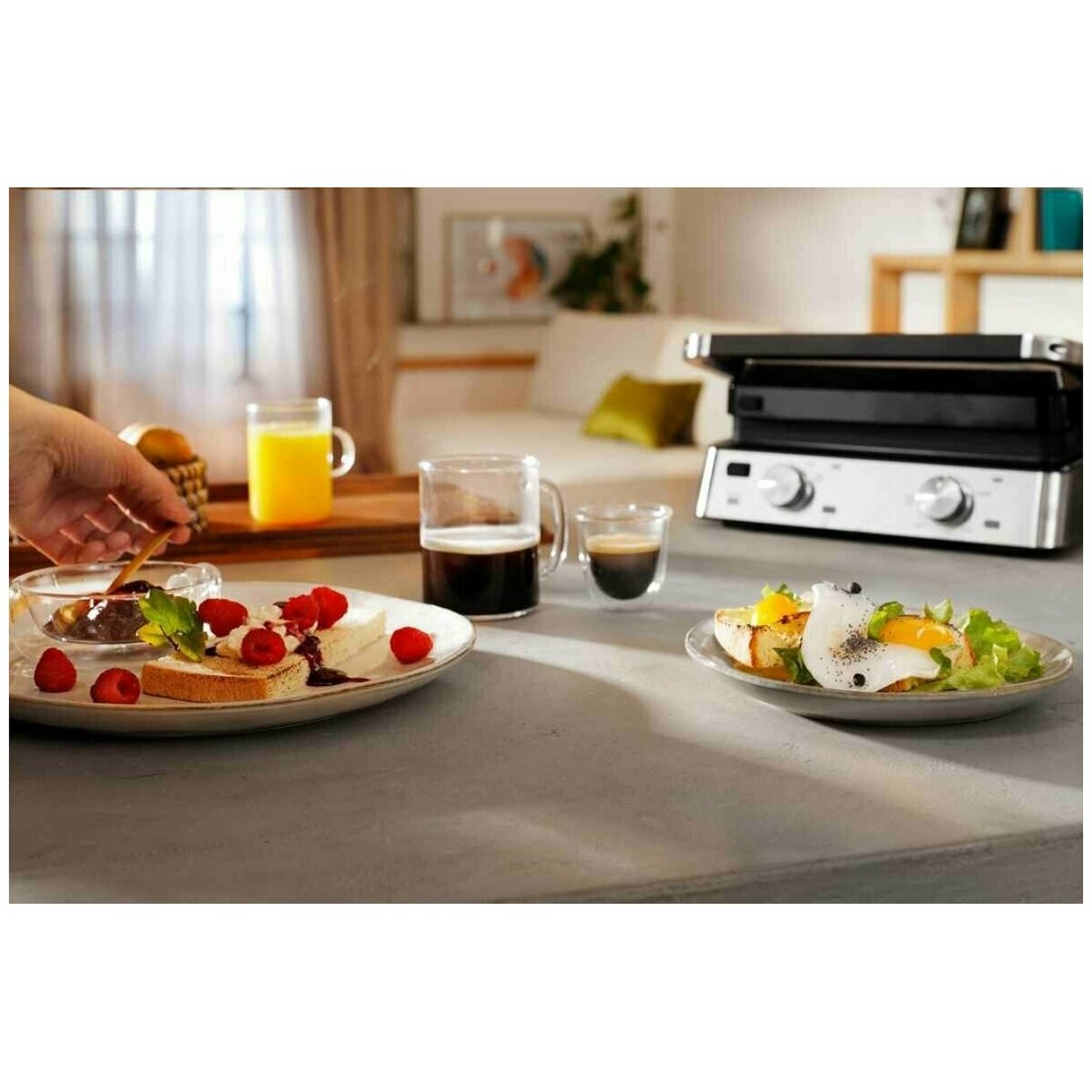 Гриль DeLonghi CGH920 (Цвет: Inox)
