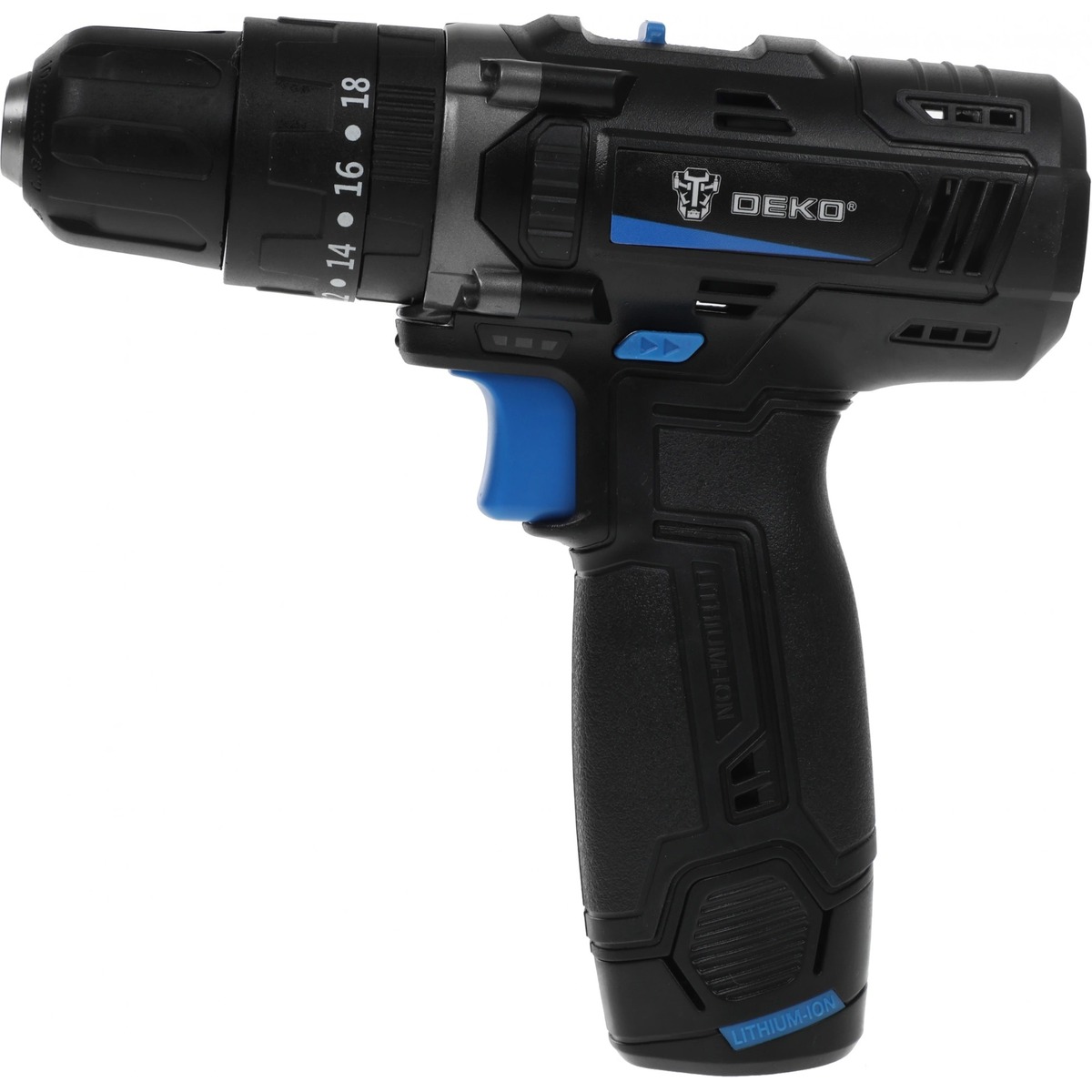 Дрель-шуруповерт Deko GCD12DU, черный