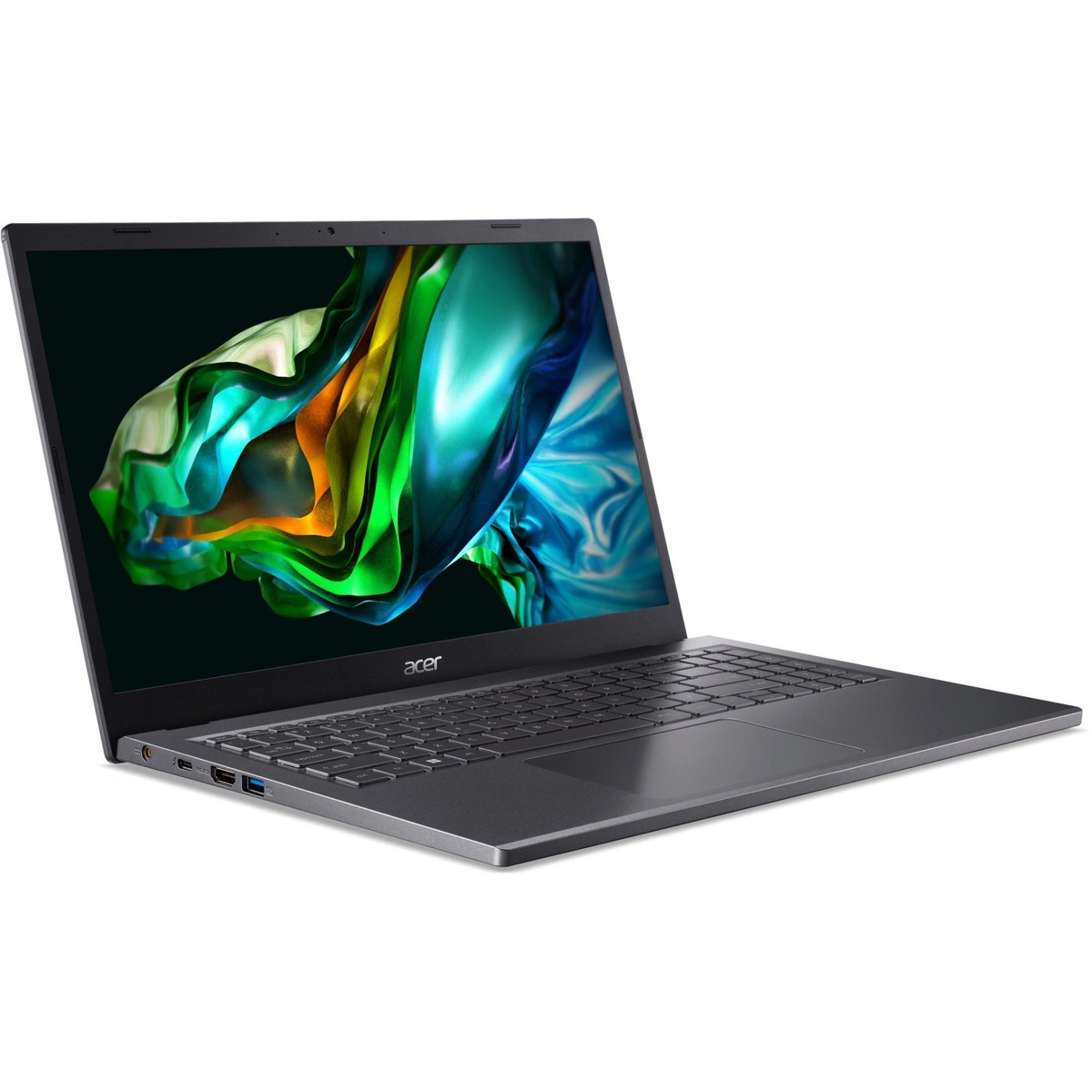 Ноутбук Acer Aspire 5 A515-58P-53Y4 Core i5 1335U 16Gb SSD512Gb Intel Iris Xe graphics 15.6 IPS FHD (1920x1200) noOS grey WiFi BT Cam (NX.KHJER.005)