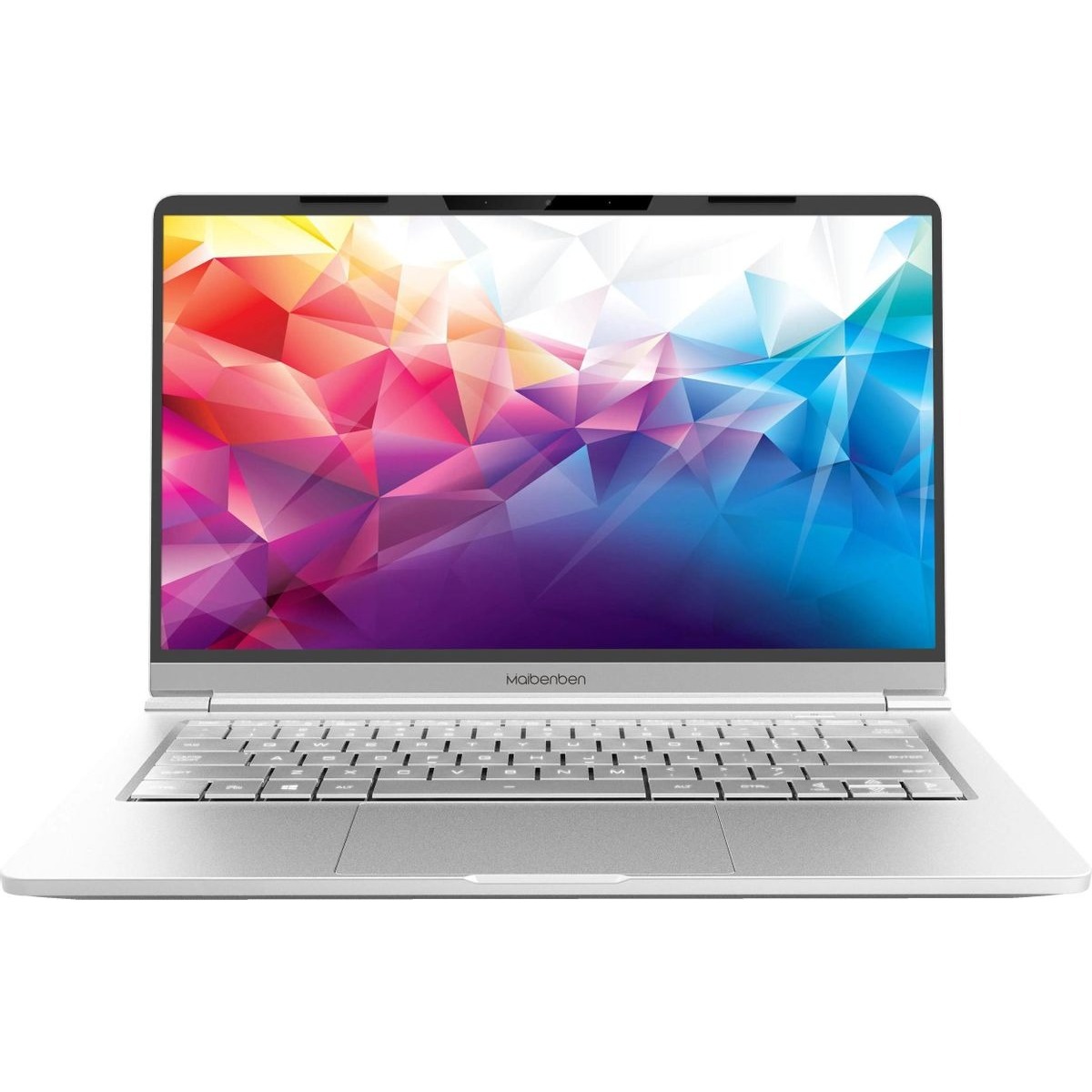 Ноутбук Maibenben P455 P4551SA0PSRE0 Ryzen 5 5560U/8Gb/SSD256Gb/AMD Radeon Vega 6/14/IPS/1920x1080/Windows 10 Professional/silver/WiFi/BT/Cam