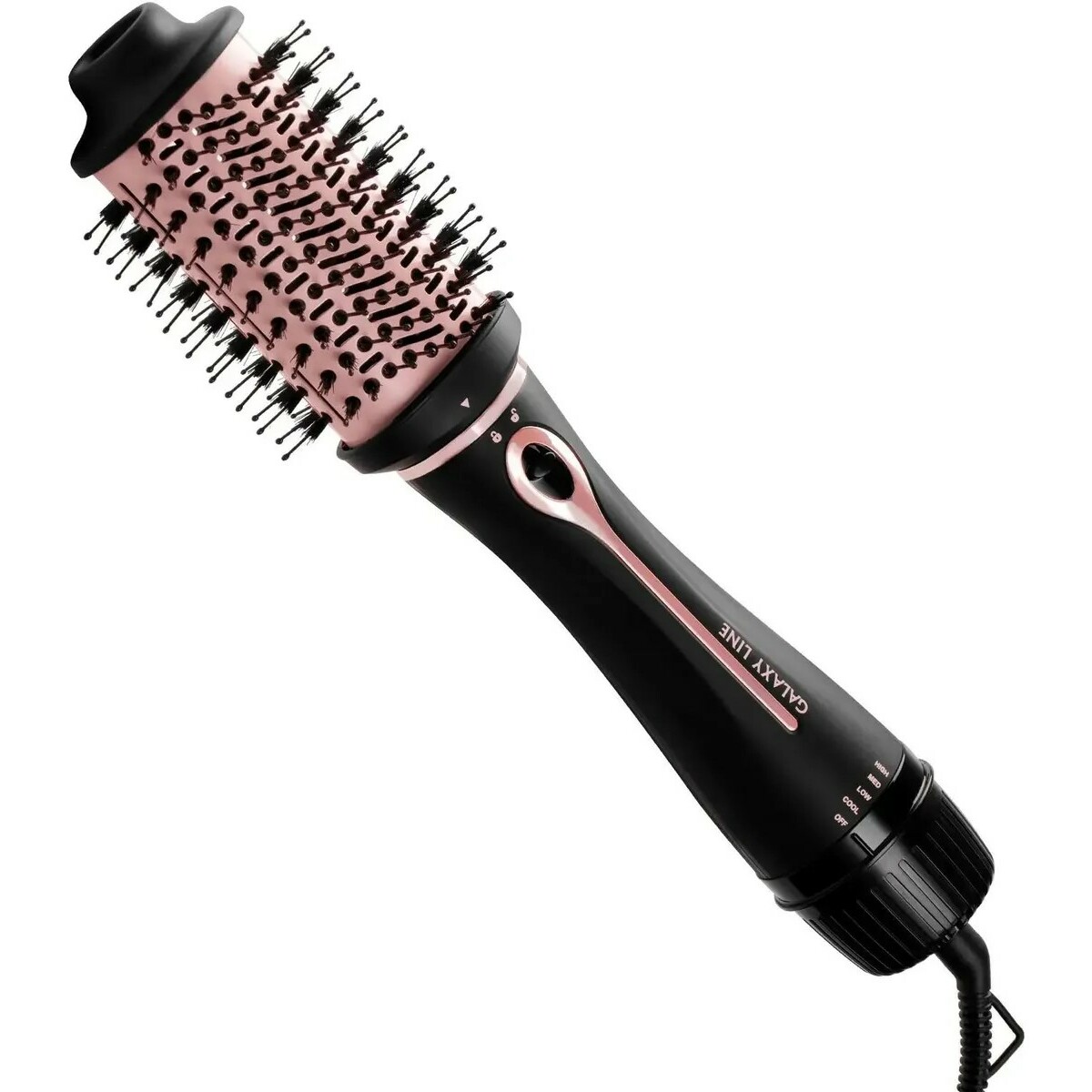 Фен-щетка Galaxy Line GL 4412 (Цвет: Black / Pink)