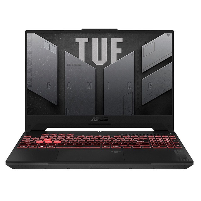 Ноутбук Asus TUF Gaming A15 FA507NV-LP021 Ryzen 7 7735HS 16Gb SSD1Tb NVIDIA GeForce RTX4060 8Gb 15.6 IPS FHD (1920x1080) noOS grey WiFi BT Cam (90NR0E85-M007N0)