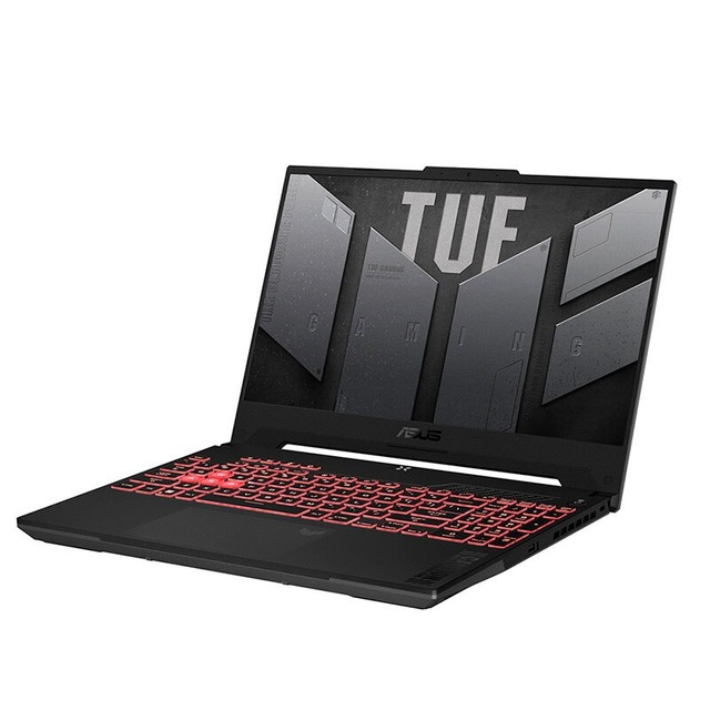 Ноутбук Asus TUF Gaming F15 FX507ZC4-HN143 Core i5 12500H 16Gb SSD512Gb NVIDIA GeForce RTX 3050 4Gb 15.6 IPS FHD (1920x1080) noOS grey WiFi BT Cam (90NR0GW1-M00B40)