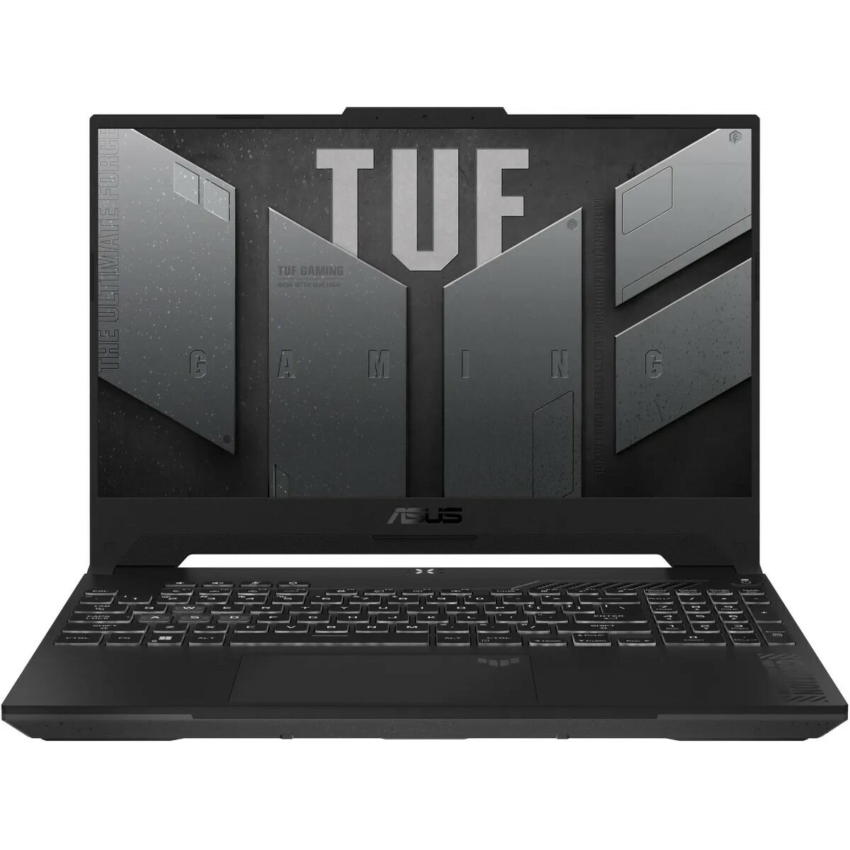 Ноутбук Asus TUF Gaming A15 FA507UV-LP027 Ryzen 9 8945H 16Gb SSD512Gb NVIDIA GeForce RTX4060 8Gb 15.6 IPS FHD (1920x1080) noOS grey WiFi BT Cam 