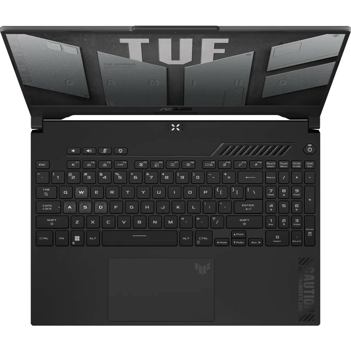 Ноутбук Asus TUF Gaming A15 FA507UV-LP027 Ryzen 9 8945H 16Gb SSD512Gb NVIDIA GeForce RTX4060 8Gb 15.6 IPS FHD (1920x1080) noOS grey WiFi BT Cam 