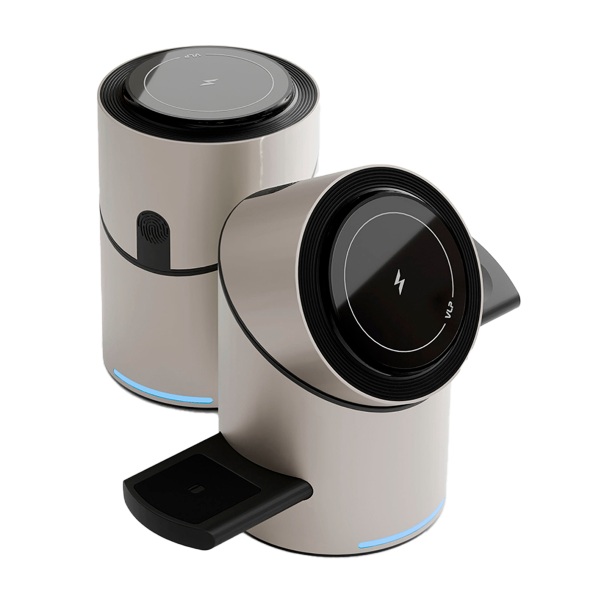 Беспроводное зарядное устройство VLP Tower Power 3in1 MagSafe для Apple (Цвет: Natural Titanium)