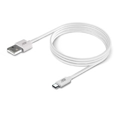 Кабель Borasco USB to USB Type-C Cable 1m 2A, белый
