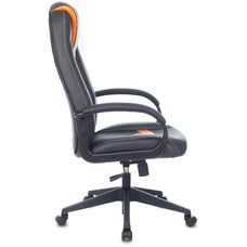 Кресло игровое Zombie 8 (Цвет: Black/Orange)