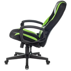 Кресло игровое Zombie 9 (Цвет: Black / Green)