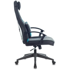 Кресло игровое Zombie DRIVER (Цвет: Black/Blue)