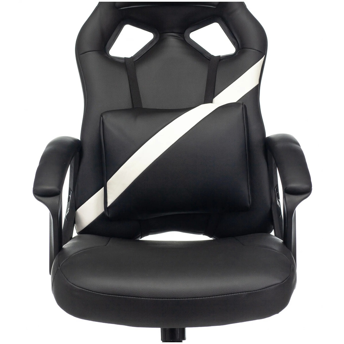 Кресло игровое Zombie DRIVER (Цвет: Black/White)