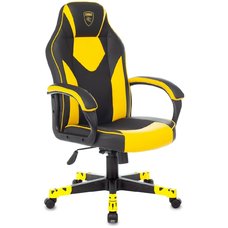 Кресло игровое Zombie GAME 17 (Цвет: Black/Yellow)