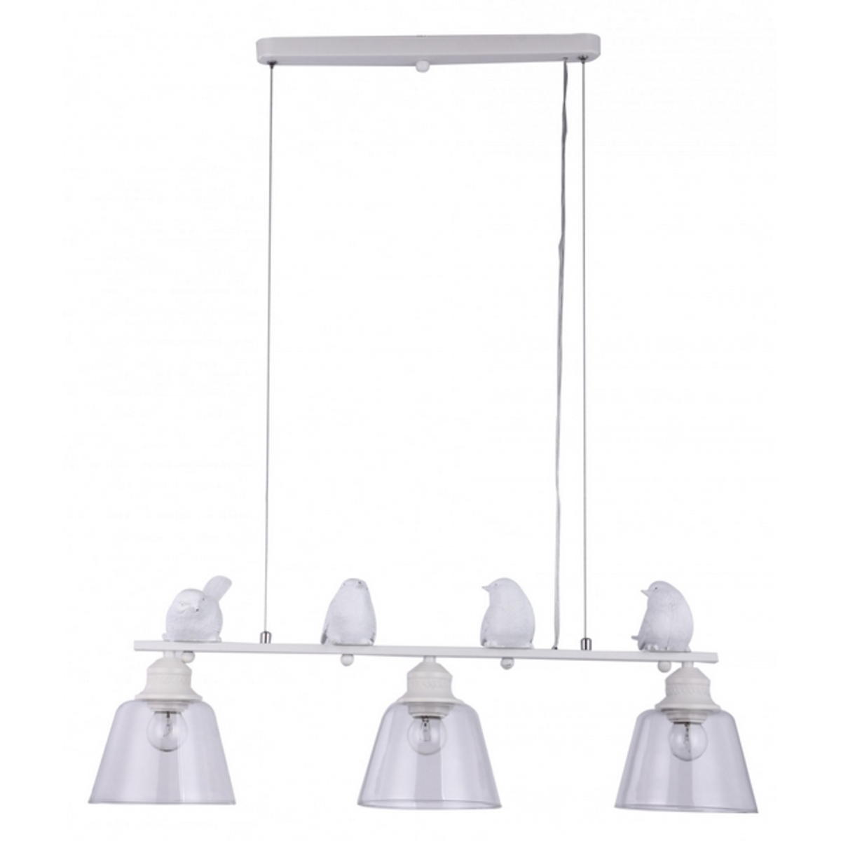 Светильник подвесной SELINA 1188/3P (Цвет: White / Silver)