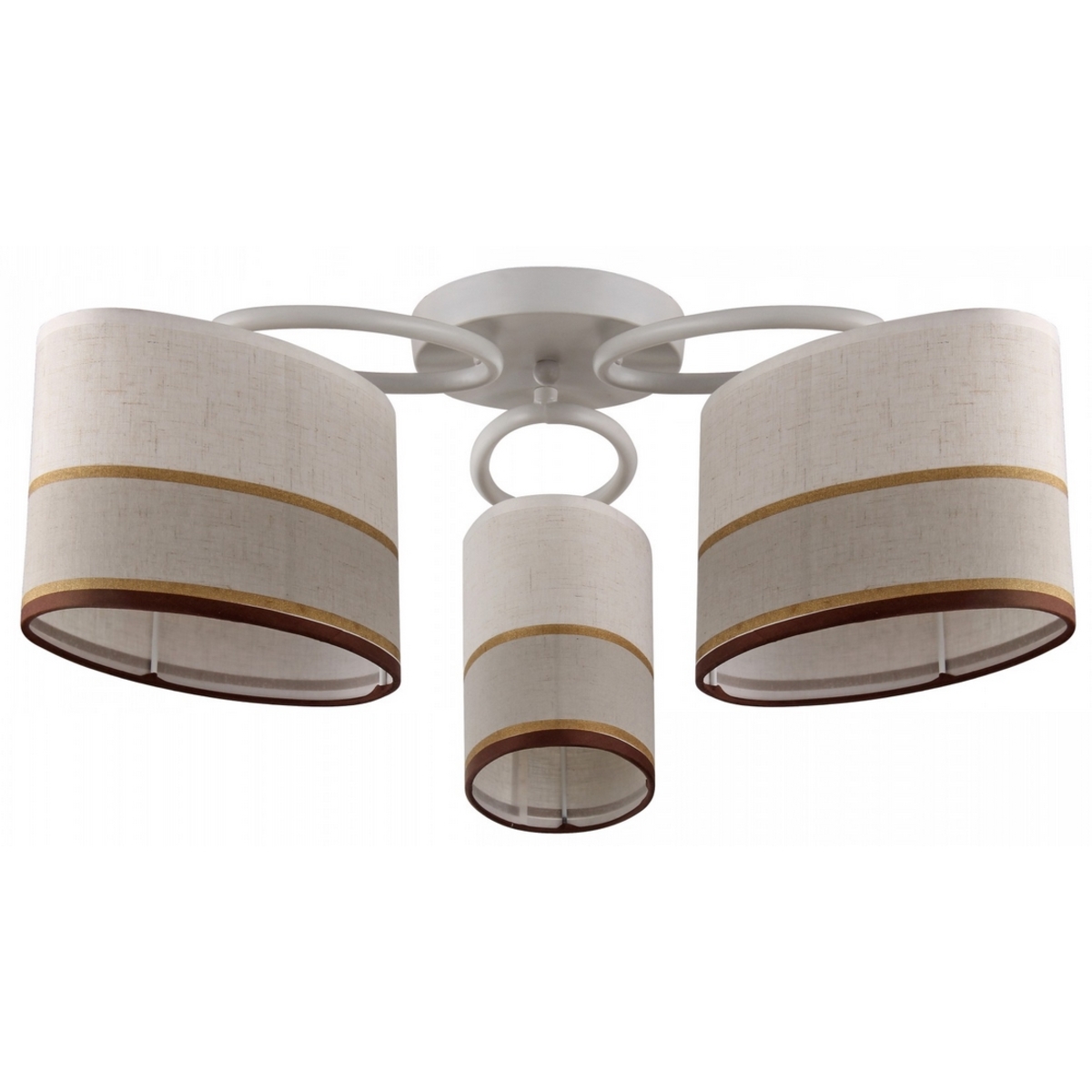 Люстра MARKEL 1154/3C (Цвет: White / Coffee)