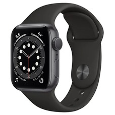 Умные часы Apple Watch Series 6 GPS 40mm Aluminum Case with Sport Band (Цвет: Space Gray/Black)