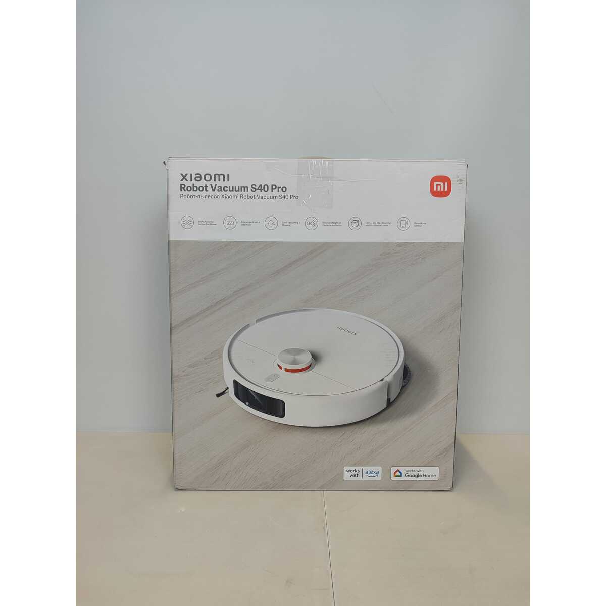 Робот-пылесос Xiaomi Robot Vacuum S40 Pro, белый