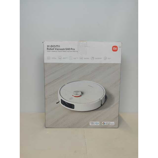 Робот-пылесос Xiaomi Robot Vacuum S40 Pro, белый Робот-пылесос Xiaomi Robot Vacuum S40 Pro, белый