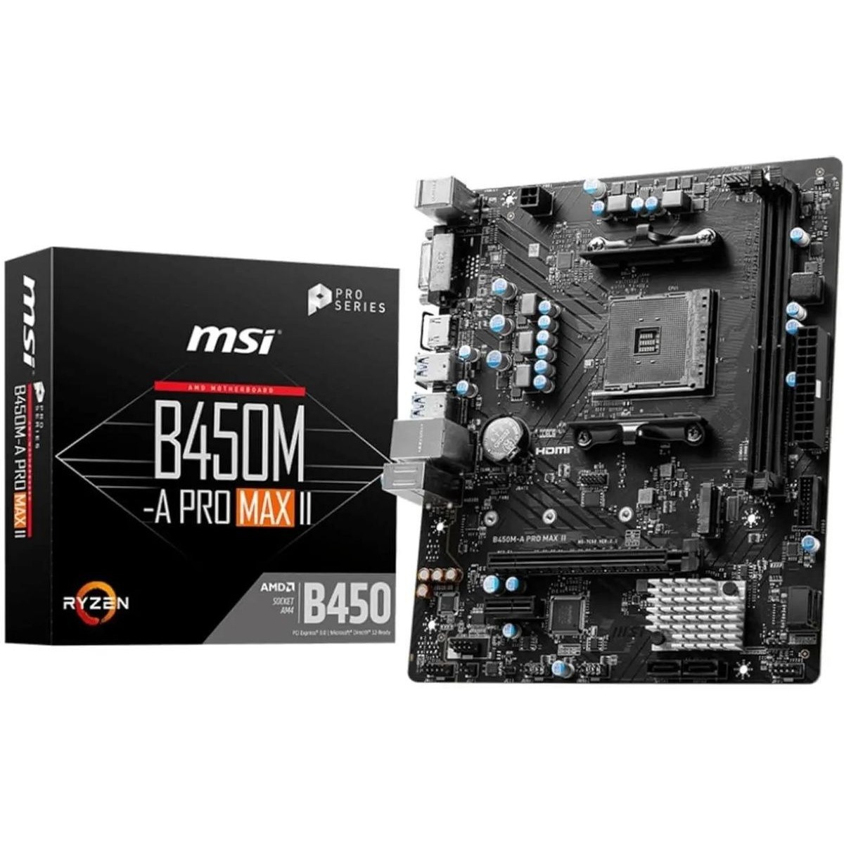 Материнская плата MSI B450M-A PRO MAX II