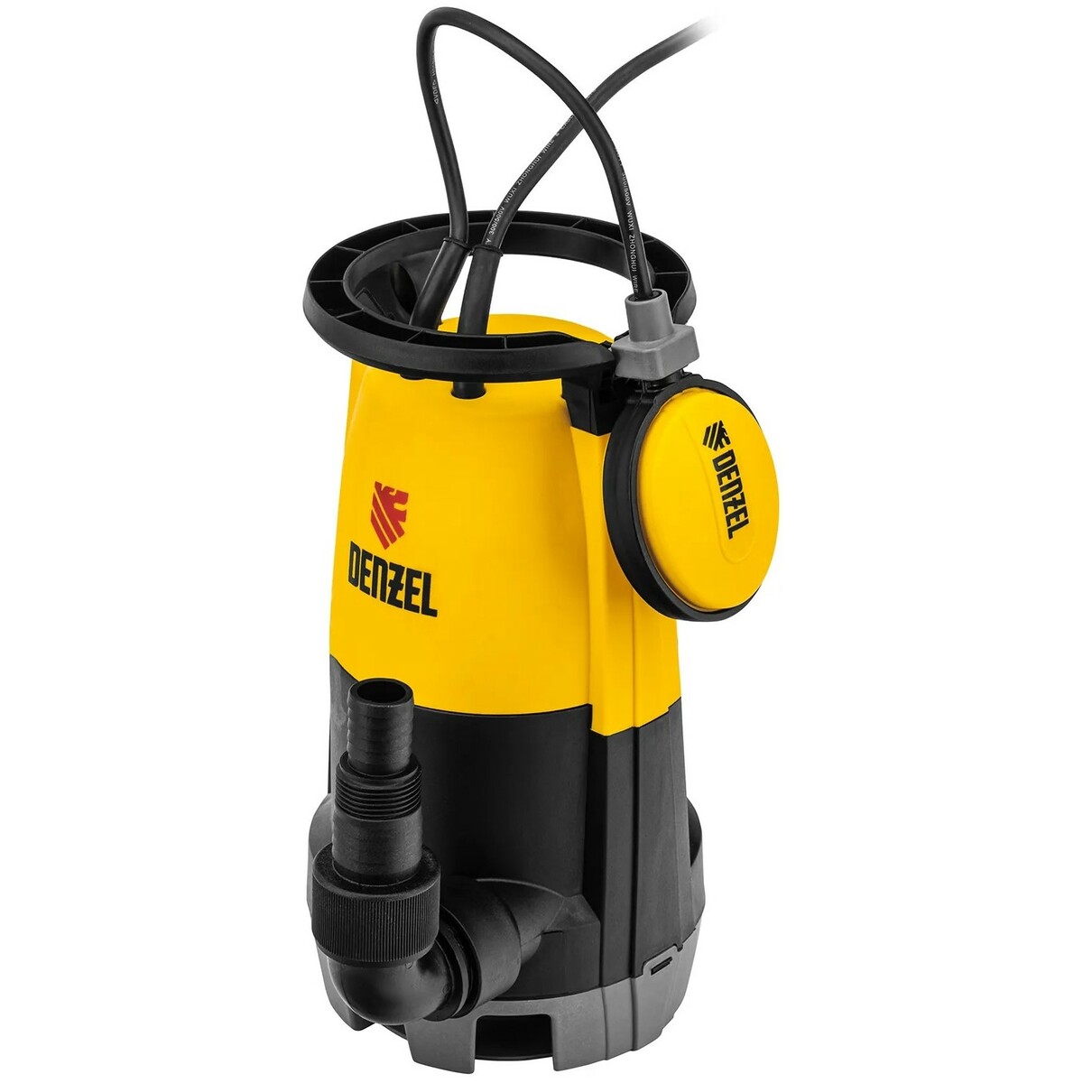 Садовый насос дренажный Denzel DP450S (Цвет: Yellow/Black)