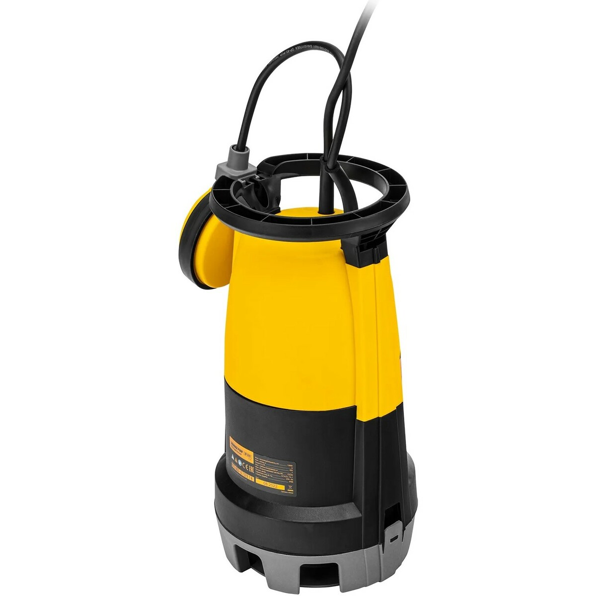 Садовый насос дренажный Denzel DP450S (Цвет: Yellow/Black)