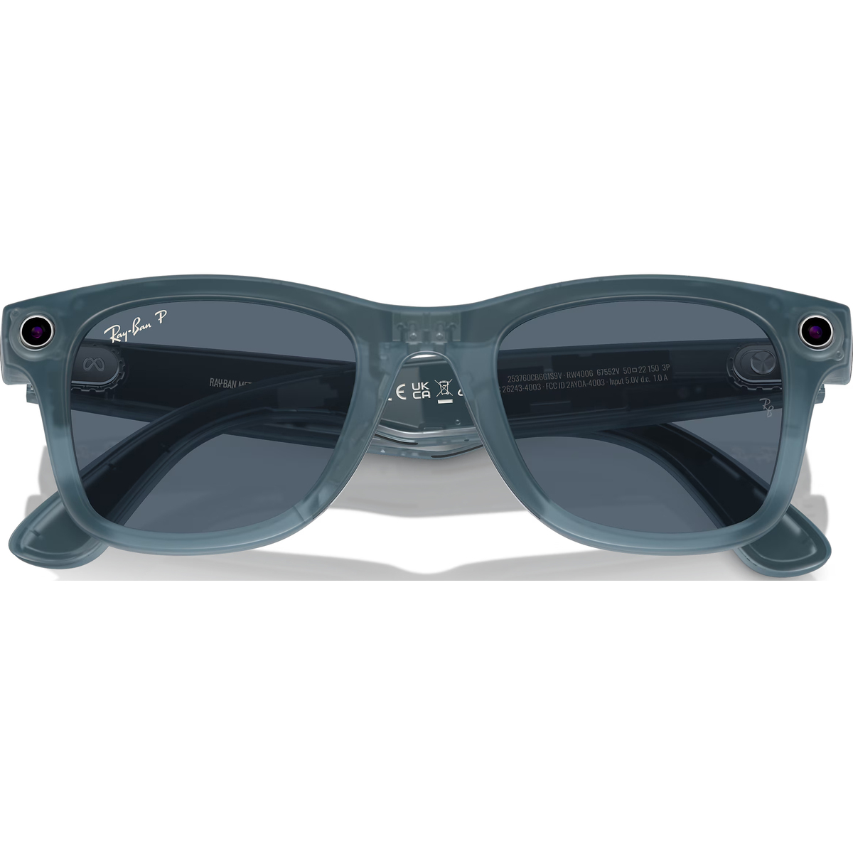 Умные очки Ray-Ban Meta Wayfarer RW4006 (Цвет: Matte Jeans/Polar Dusty Blue)