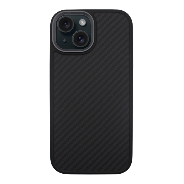 Чехол-накладка Comma Kevlar Series Magnetic Case для iPhone 15, черный