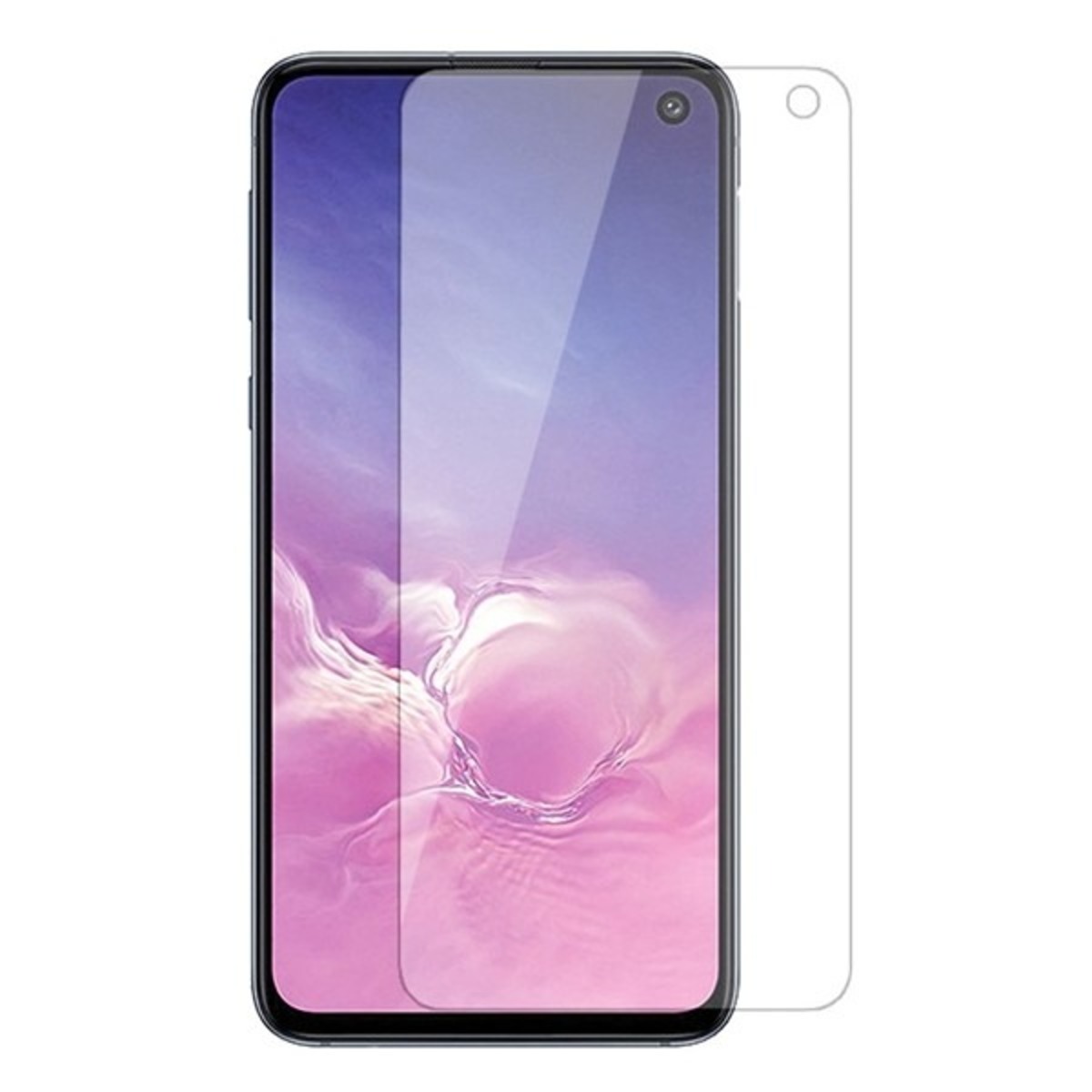 Защитная стеклопленка Nano Glass Full Cover для смартфона Samsung Galaxy S10e (Цвет: Сlear)