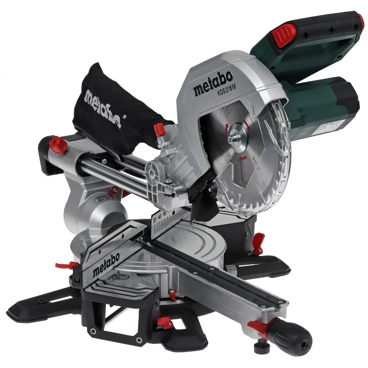 Торцовочная пила Metabo KGS 216 M Set (Цвет: Green)