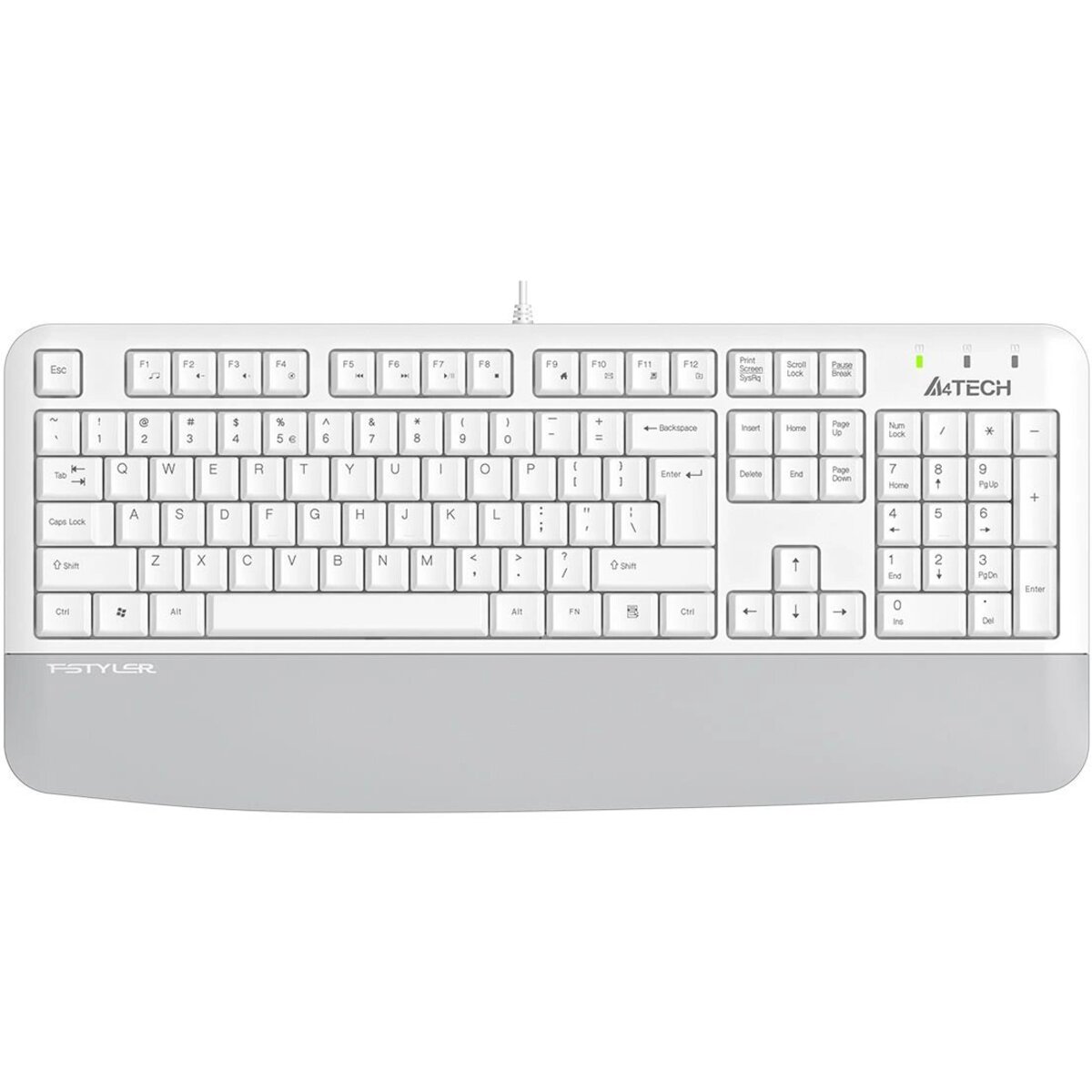 Клавиатура A4Tech Fstyler FK20, белый 