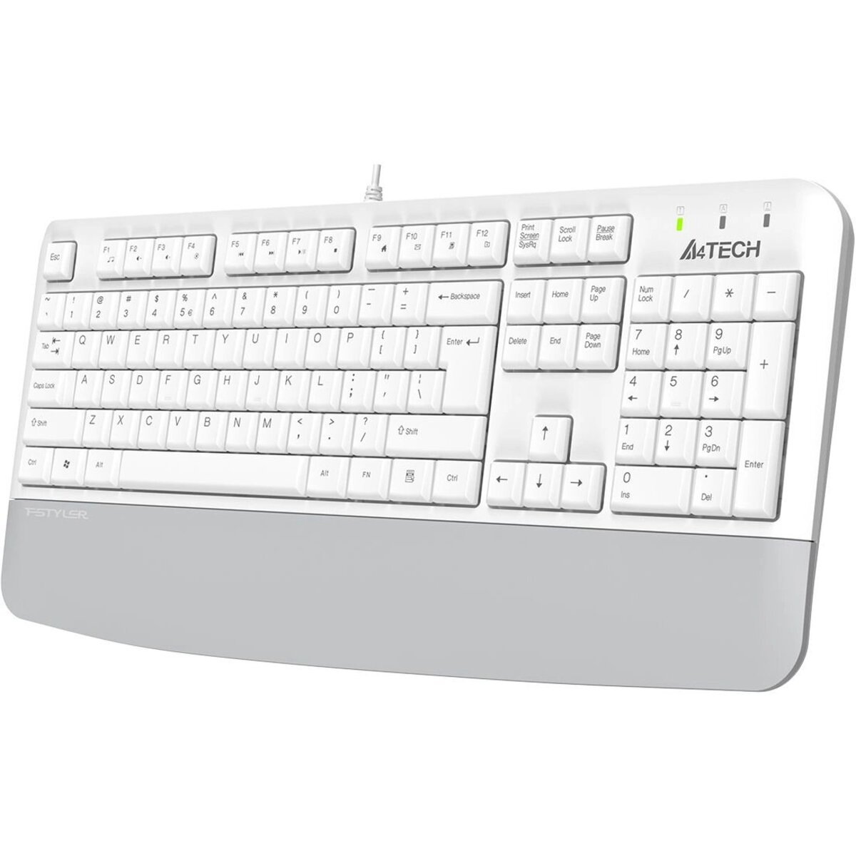 Клавиатура A4Tech Fstyler FK20, белый 
