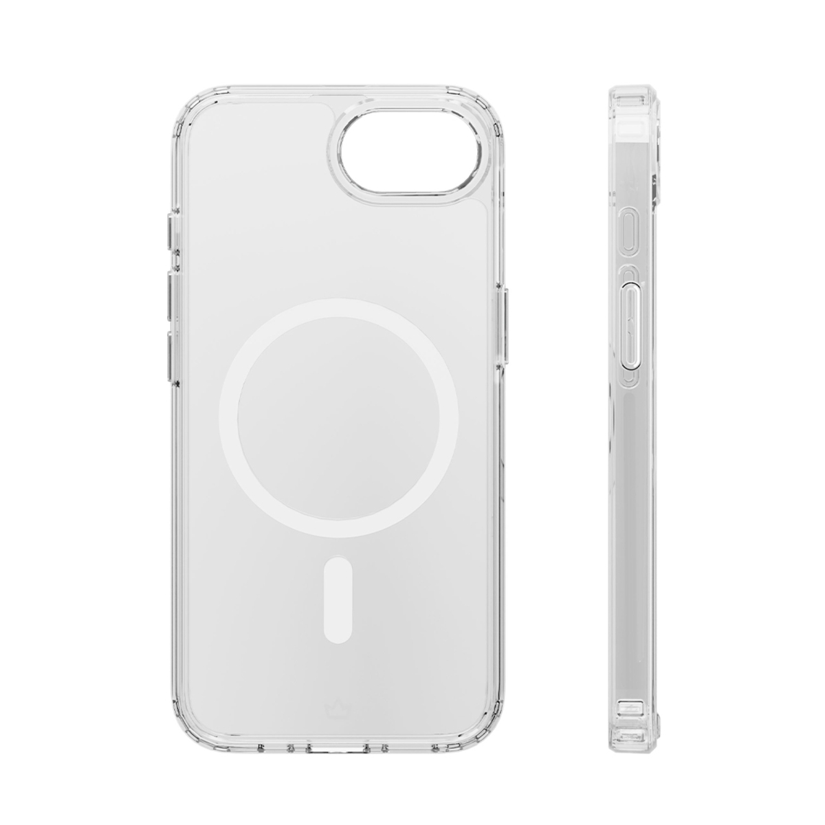 Чехол-накладка VLP Crystal Case Magsafe для смартфона Apple iPhone 16e (Цвет: Transparent)