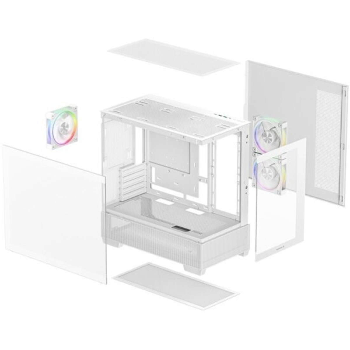 Корпус Deepcool CG380 3F WH, белый