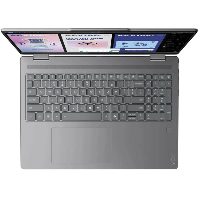 Ноутбук Lenovo Yoga 7 16ILL10 (Core Ultra 7 256V 2.2Ghz/16Gb LPDDR5x/SSD1Tb/Intel Arc 140V/16 /noOS/gray) (83JT0028RK)