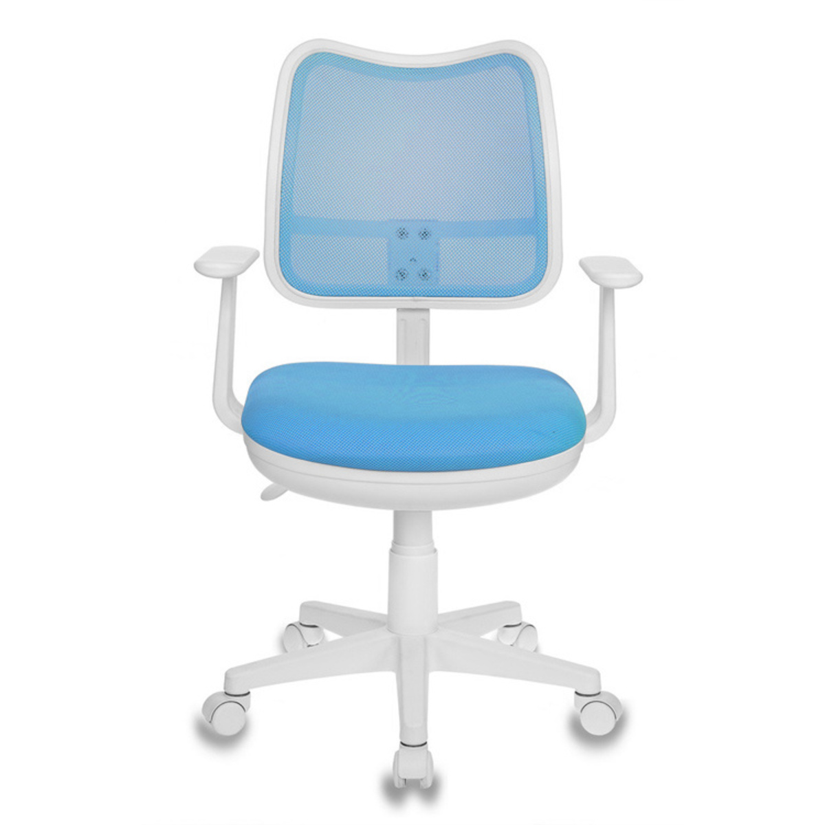 Кресло детское Бюрократ CH-W797/LB/TW-55 (Цвет: White/Blue)