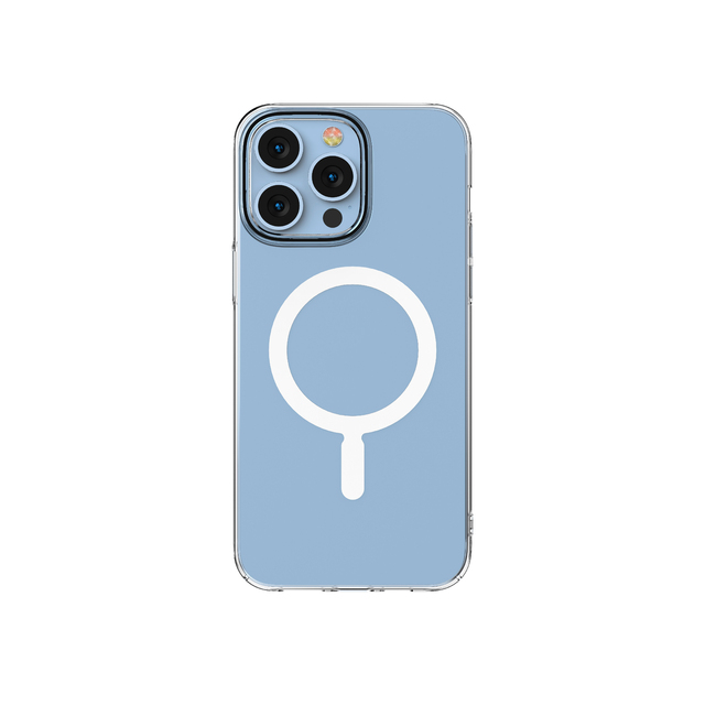 Чехол-накладка Comma Hard Jacket Anti-Backterial Magnetic Case для iPhone 14 Pro Max (Цвет: Clear)