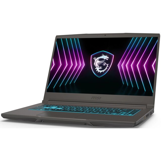 Ноутбук MSI Thin 15 B2RVE-3450XRU (Core 5 210H 2.2Ghz / 16Gb DDR4 / SSD512Gb / NVIDIA GeForce RTX4050 6Gb / 15.6" / noOS / gray) (9S7-16R831-3450)