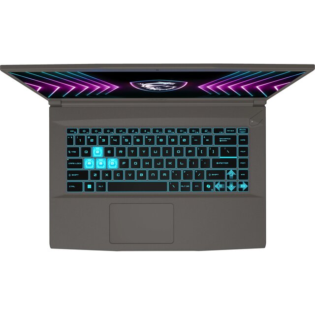Ноутбук MSI Thin 15 B2RVE-3450XRU (Core 5 210H 2.2Ghz / 16Gb DDR4 / SSD512Gb / NVIDIA GeForce RTX4050 6Gb / 15.6" / noOS / gray) (9S7-16R831-3450)