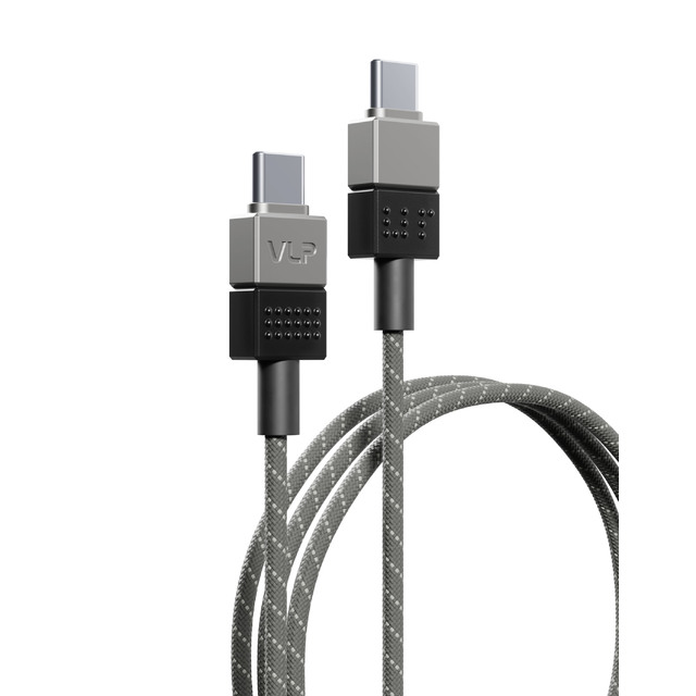 Дата-кабель VLP NEO Phantom USB-C, 100W, 1.5м, серый