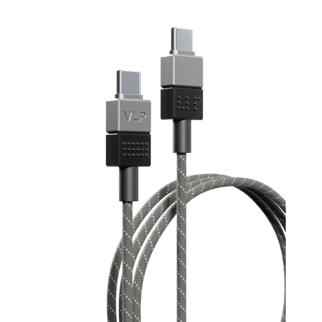 Дата-кабель VLP NEO Phantom USB-C, 100W, 1.5м, серый