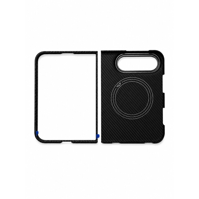 Чехол-накладка VLP Kevlar Case с MagSafe для iPhone Duo, черный Чехол-накладка VLP Kevlar Case с MagSafe для iPhone Duo, черный