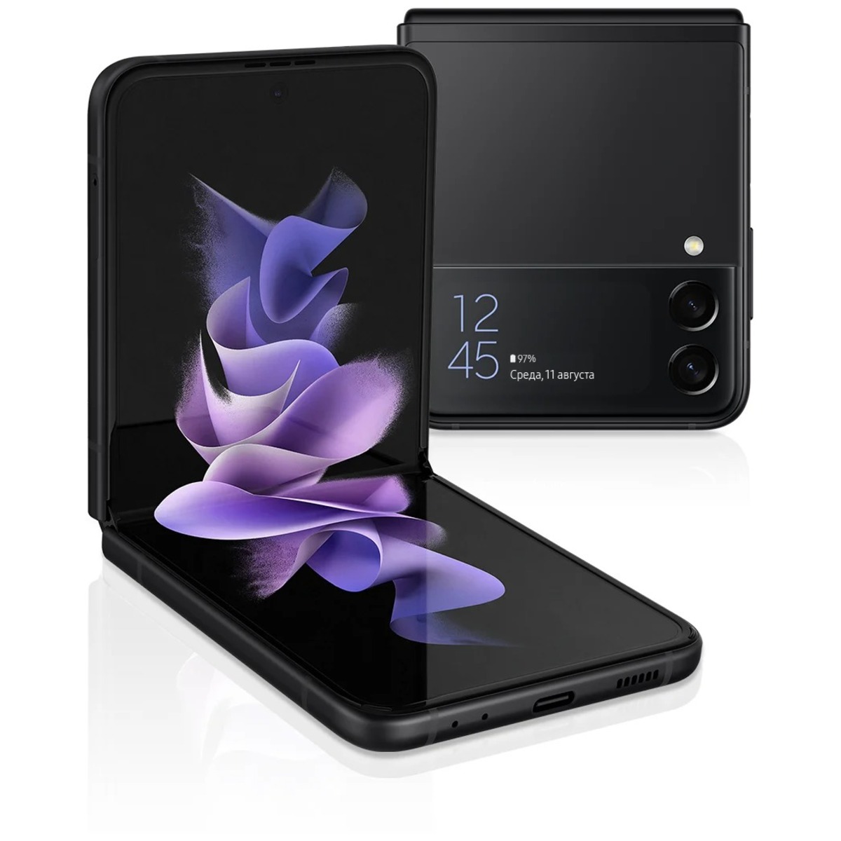 Смартфон Samsung Galaxy Z Flip3 8/128Gb (NFC) (Цвет: Black)